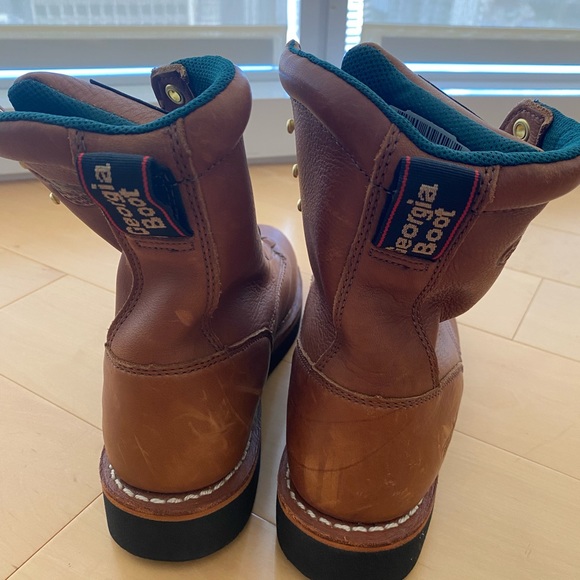 Georgia Boot Men's 8" Barracuda, Walnut-Lacer - Picture 2 of 5